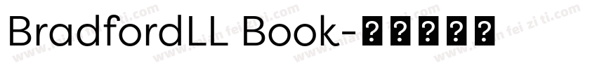 BradfordLL Book字体转换